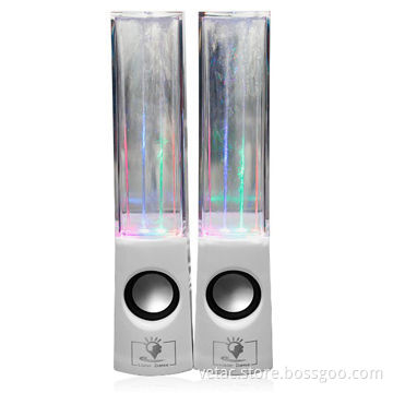 HIFI Stereo and Colorful LED Light for Desktop Dancing Water Speaker